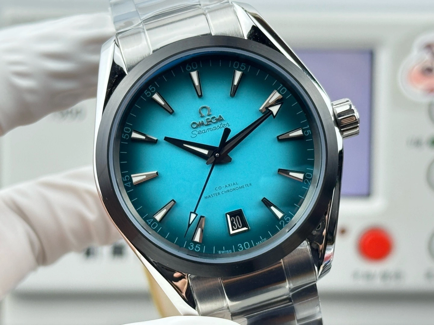 CBD Factory Omega Seamaster Aqua Terra 150M 41mm Gradient Turquoise Dial (220.10.41.21.03.006) 1:1 Super Clone – DD8900 Movement Bold 236